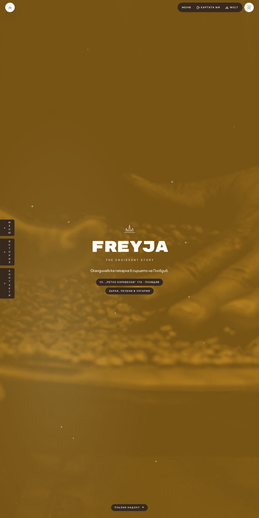 Homepage preview of cafefreyja.bg