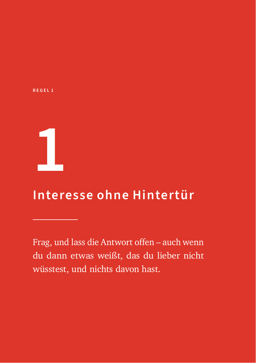 Full red page: rule 1, interest without a back door